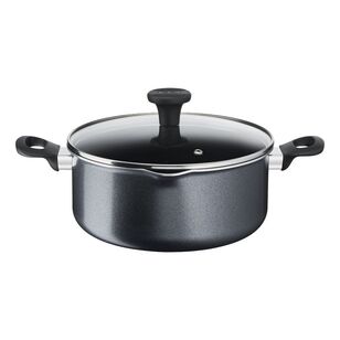 Tefal Family Day Aluminium Stew Pot Black 24 cm