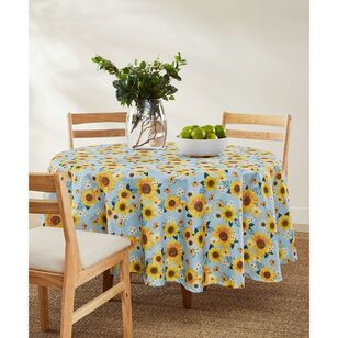 KOO Georgina Tablecloth Blue & Yellow