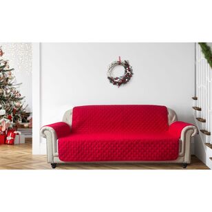 Jolly & Joy Festive Christmas Sofa Cover Red