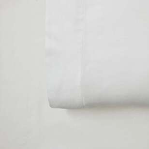 Emerald Hill Washed Microfibre Sheet Set  White