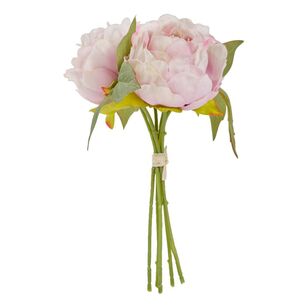 Green Room Multi Stem Peony Bouquet Mauve 21 x 28 cm