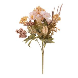 Green Room Single Wild Flower Bouquet Blush 25 x 31 cm