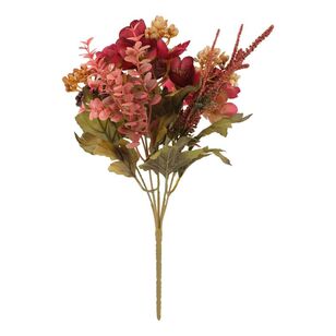 Green Room Single Wild Flower Bouquet Red 25 x 31 cm