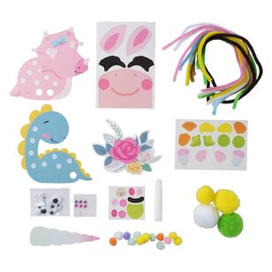 Club House Craft Animals Activity Case Multicoloured