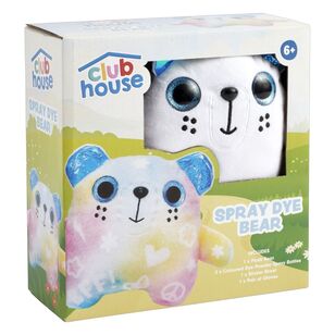 Club House Create Your Own Spray Dye Bear Kit Multicoloured