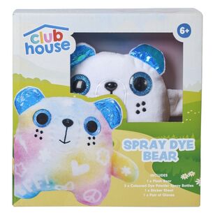 Club House Create Your Own Spray Dye Bear Kit Multicoloured