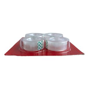 Semco Tape Refills 4 Pack Clear 18 mm