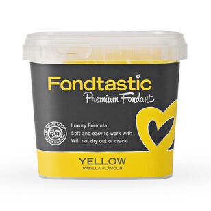 Fondtastic Fondant 1kg Tub Yellow 1 kg