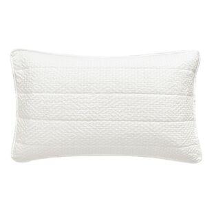 KOO Bernice Seersucker Comforter Set White