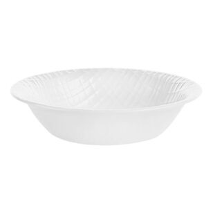 Corelle Linen Weave Bowl White