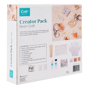 Craftsmart Resin Keyrings Craft Creator Pack Multicoloured