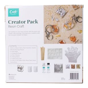 Craftsmart Resin Keyrings Craft Creator Pack Multicoloured