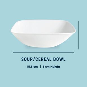 Corelle Square Bowl White