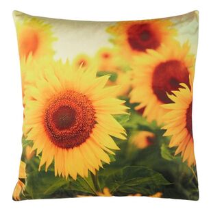 Brampton House Photo Real Sunflower Cushion Sunflower 45 x 45 cm