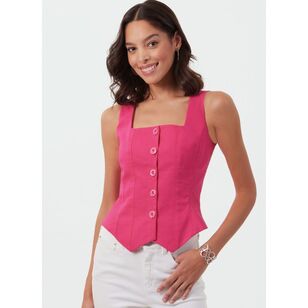 McCall's M8478 Misses' Corset Tops Pattern White