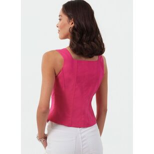 McCall's M8478 Misses' Corset Tops Pattern White