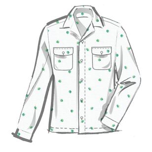 McCall's M8486 Men's Shirts and Shorts Pattern White