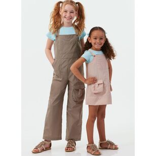 McCall's M8489 Children's and Girls' Pinafore and Overalls Pattern White