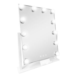 Brampton House Hollywood Mirror White 35 x 7 x 43.8 cm