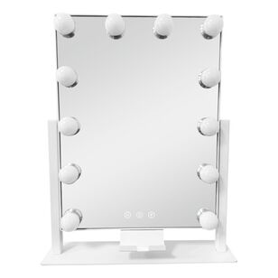 Brampton House Hollywood Mirror White 35 x 7 x 43.8 cm