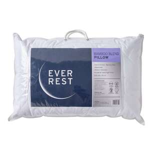 Ever Rest Bamboo Rich Pillow White Standard