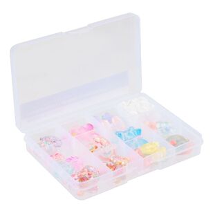 Crafters Choice Transparent Sparkle Shoe Charm Kit Multicoloured