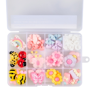 Crafters Choice Bugs & Bows Shoe Charm Kit Multicoloured