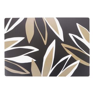 Bouclair Panama EVA Leaves Place Mat 4 Pack Taupe 33 x 48 cm