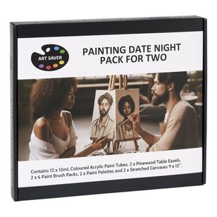 Art Saver Painting Date Night Pack For Two Multicoloured