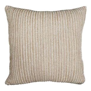 Bouclair Panama Square Textured Cushion Natural 46 x 46 cm