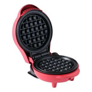 Culinary Co Mini Snack Waffle Maker Red