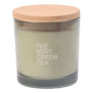 Bouclair Green Tea Wax Candle Sage 10.5 x 10.5 cm