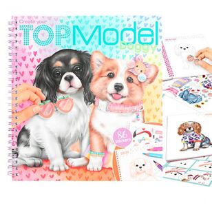 Top Model Doggy Colour and Sticker Book Doggy