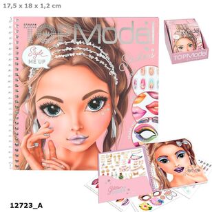 Top Model Style Me Up Sticker Book Dress Me Up Face