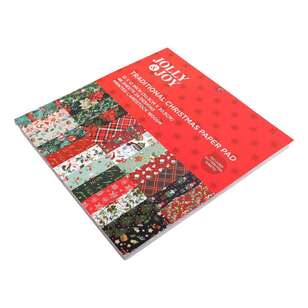 Jolly & Joy Traditional Christmas Paper Pad Traditional Xmas