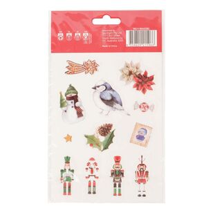 Jolly & Joy Traditional Christmas Sticker Sheet Traditional Xmas 2 Pack