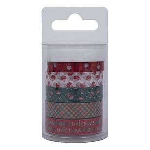 Jolly & Joy Christmas Icons Washi Tape 5 Pack Essential Xmas 5 Pack