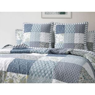 KOO Laura Patchwork Pillowcase Blue European