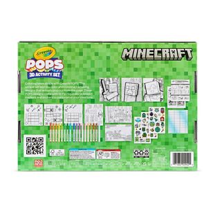 Crayola Pops 3D Minecraft Activity Set Multicoloured