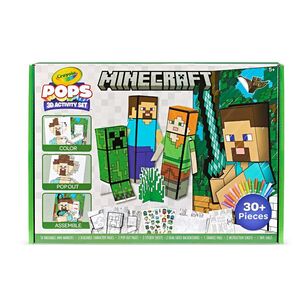 Crayola Pops 3D Minecraft Activity Set Multicoloured