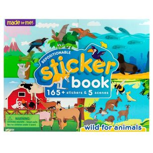 Horizon Made By Me Wild For Animals Sticker Book Multicoloured