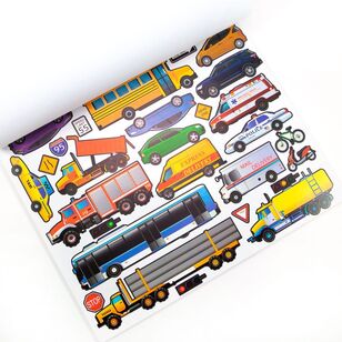 Horizon Made By Me Machines On The Move Sticker Book Multicoloured