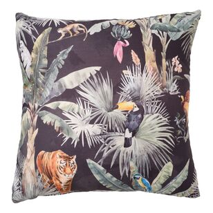 Emerald Hill Picnic Jungle Cushion Multicoloured 45 x 45 cm