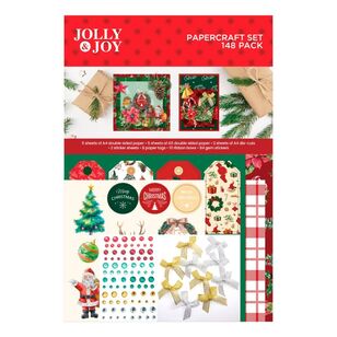 Jolly & Joy Christmas Papercraft Set Christmas Cheer