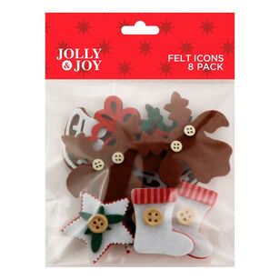 Jolly & Joy Christmas Felt Icons Christmas Cheer