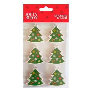 Jolly & Joy 3D Christmas Tree Stickers Christmas Cheer