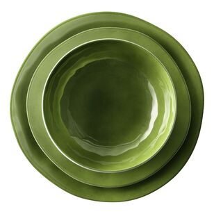 Culinary Co Hamptons Melamine Dinner Plate Green