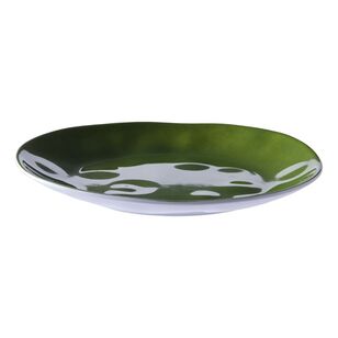 Culinary Co Hamptons Melamine Dinner Plate Green