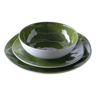 Culinary Co Hamptons Melamine Dinner Plate Green