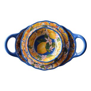 Culinary Co Positano Melamine Bowl with Handle Yellow